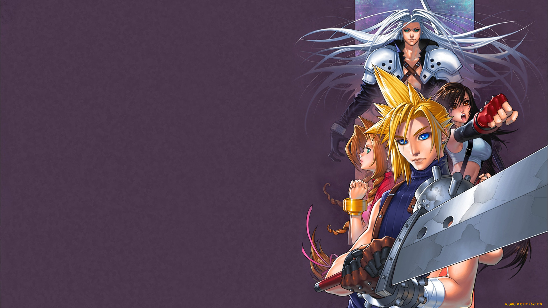 , final fantasy, , tifa, lockhart, sephiroth, cloud, aerith